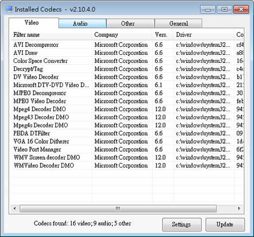 CodecInstaller 分析與安裝所缺少的影音解碼器