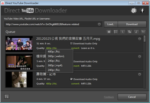 Direct YouTube Downloader - Youtube 下載、轉檔 Direct YouTube Downloader - Youtube 下載、轉檔