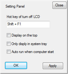 Turn Off LCD 快速關閉電腦螢幕 Turn Off LCD 快速關閉電腦螢幕