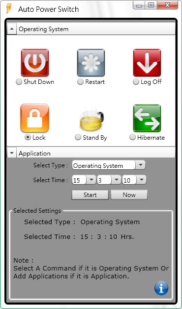 Auto Power Switch 定時自動關機、開啟應用程式免費工具