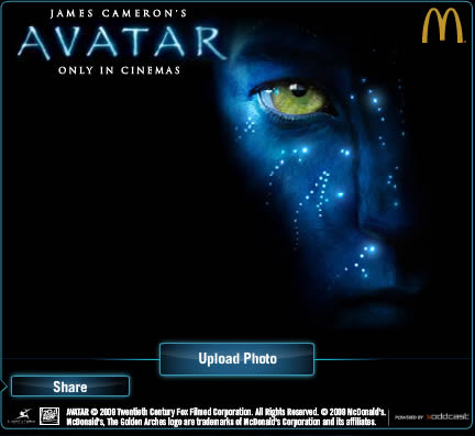 阿凡達Avatar 變臉器,變身成為納美人! 阿凡達Avatar 變臉器,變身成為納美人!
