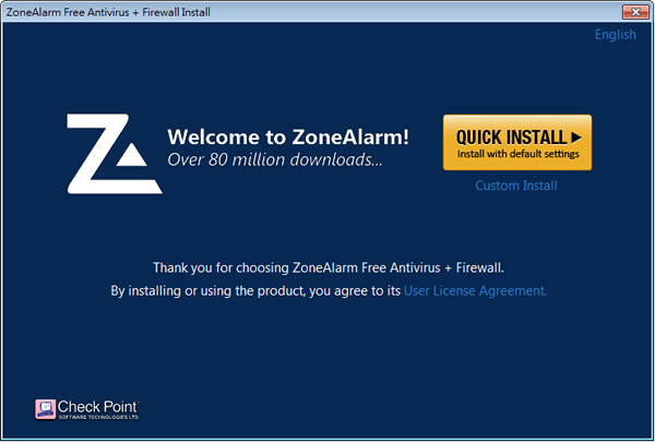 ZoneAlarm Free Antivirus + Firewall 防毒+防火牆二合一免費軟體