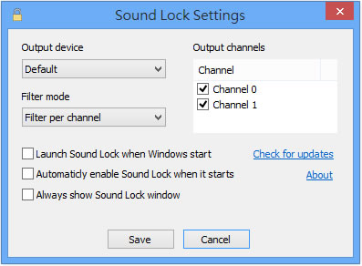 Sound Lock 鎖定電腦最高播放音量 Sound Lock 鎖定電腦最高播放音量