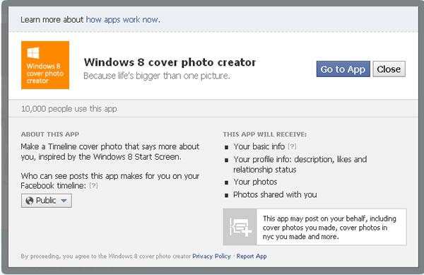 Windows 8 Cover photo creator 利用 Facebook 現有相片與好友來建立 Windows 8 開始的封面照片 Windows 8 Cover photo creator 利用 Facebook 現有相片與好友來建立 Windows 8 開始的封面照片