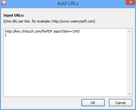 Weeny Free HTML to PDF 將網頁轉成 PDF 文件，方便離線閱讀或收藏