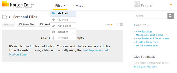 Norton Zone Cloud Sharing - Norton 所推出免費的雲端硬碟 Norton Zone Cloud Sharing - Norton 所推出免費的雲端硬碟