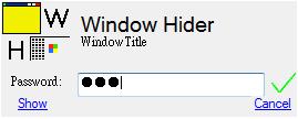 UDWA Window Hider 隱藏和保護 Windows 正在執行的應用程式