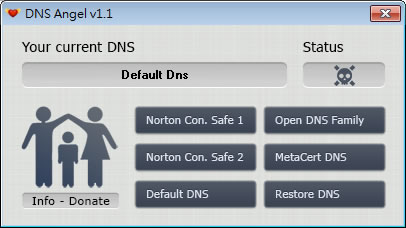 Dns Angel 利用 DNS 避免小孩接觸不適當的資訊(免安裝) Dns Angel 利用 DNS 避免小孩接觸不適當的資訊(免安裝)
