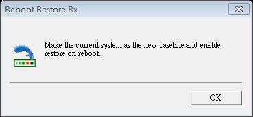 Reboot Restore Rx 重新開機便回到預設值