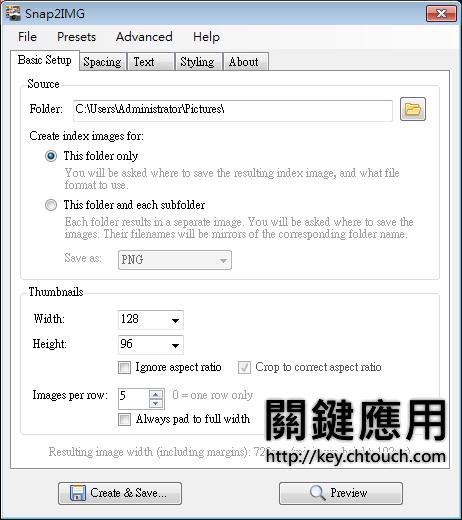 Snap2IMG 製作相簿縮圖(免安裝) Snap2IMG 製作相簿縮圖(免安裝)