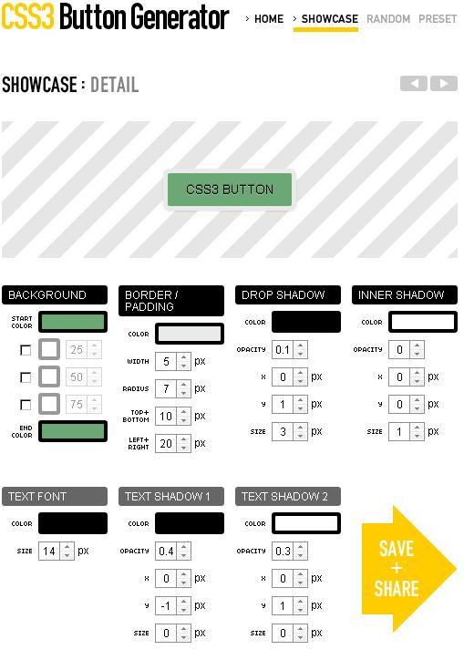 CSS3 Button Generator - CSS3 按鈕線上產生器
