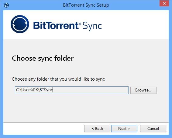 BitTorrent Sync 利用 P2P 技術,將別人電腦內的檔案同步到自己電腦 BitTorrent Sync 利用 P2P 技術,將別人電腦內的檔案同步到自己電腦