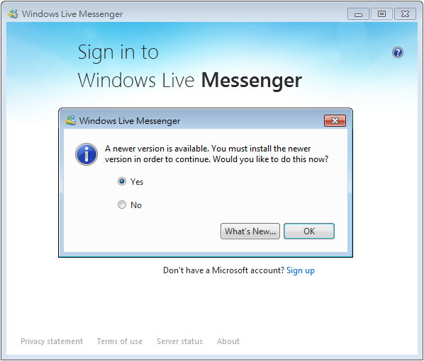 Messenger Reviver 2 讓你繼續使用 Windows Live Messenger,免升級到 Skype(免安裝) Messenger Reviver 2 讓你繼續使用 Windows Live Messenger,免升級到 Skype(免安裝)