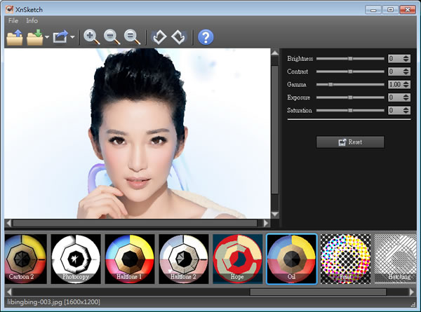 XnSketch 將相片轉成漫畫、素描等風格 XnSketch 將相片轉成漫畫、素描等風格