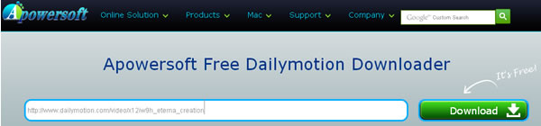 Apowersoft Free Dailymotion Downloader - Dailymotion 影片線上下載器 Apowersoft Free Dailymotion Downloader - Dailymotion 影片線上下載器