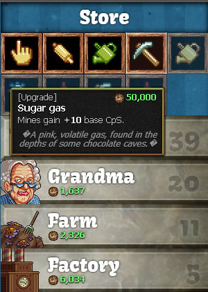 Cookie Clicker 餅乾製造網頁遊戲