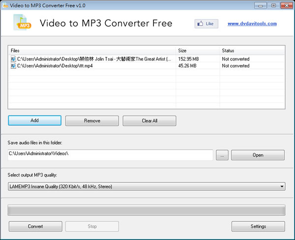 Video to MP3 Converter Free 取出影片中的聲音