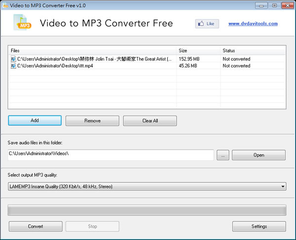 Video to MP3 Converter Free 取出影片中的聲音