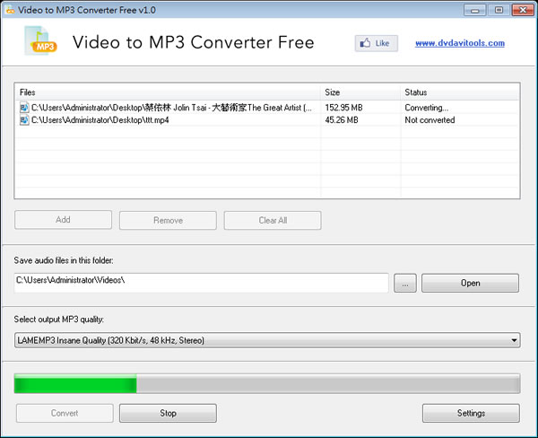Video to MP3 Converter Free 取出影片中的聲音