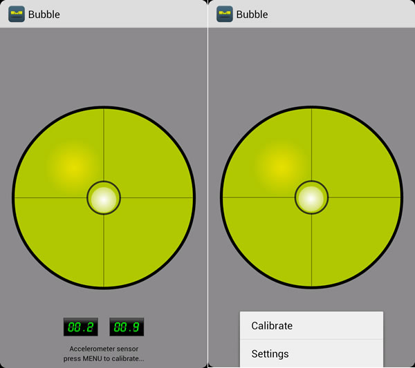 Bubble level 水平儀測量工具