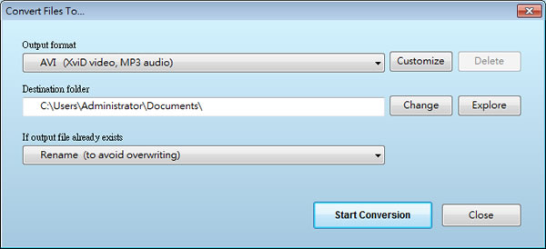 SuperSimple Video Converter 影片轉檔免費工具