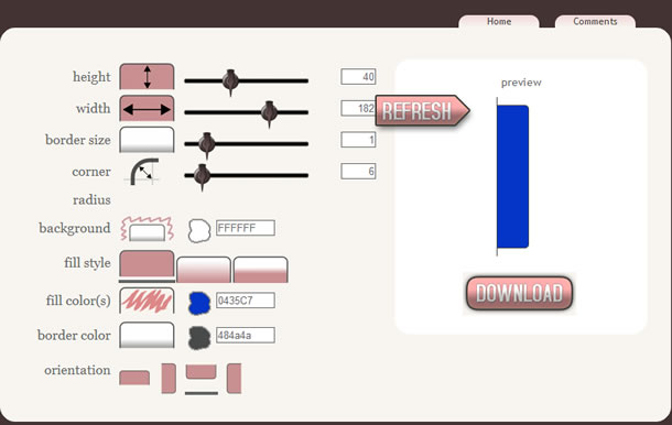 TabsGenerator 網頁選項卡圖示線上產生器