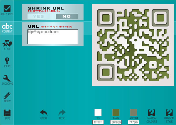 QRphoria.com 線上 QR Code 產生器