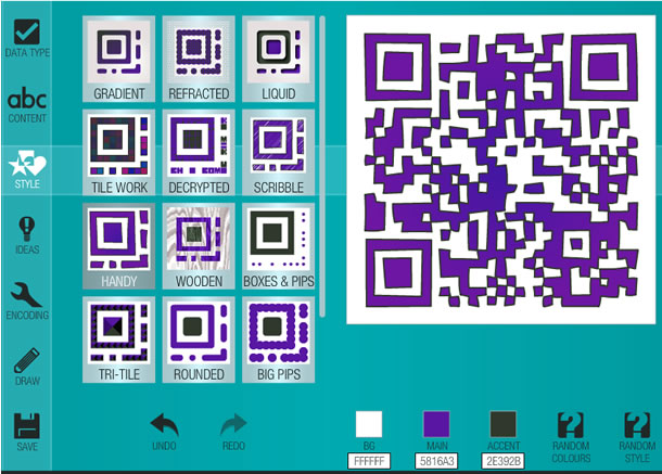 QRphoria.com 線上 QR Code 產生器