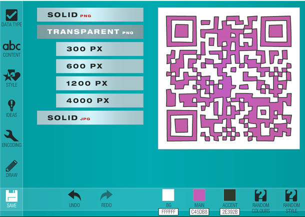 QRphoria.com 線上 QR Code 產生器