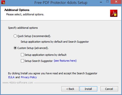 Free PDF Protector 4dots 設定 PDF 檔案開啟密碼與保全 Free PDF Protector 4dots 設定 PDF 檔案開啟密碼與保全